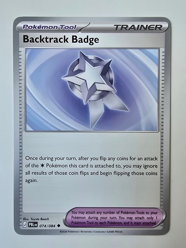 BACKTRACK BADGE (PITCH BLACK 074/084) (TRADING CARD), Verzenden, Zo goed als nieuw