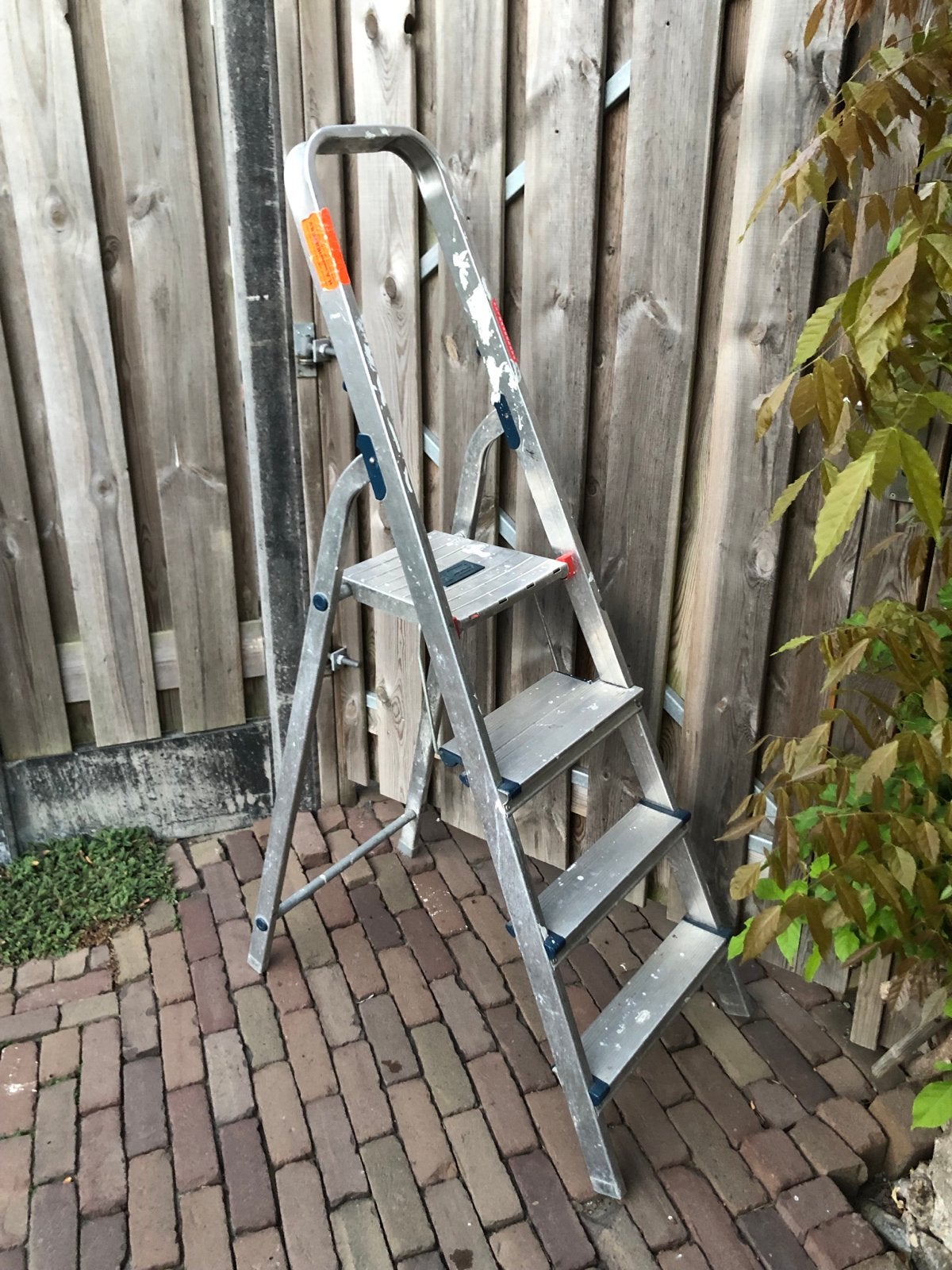 Altrex Double Decker D 804 Trap - 4 treden, Ophalen, Gebruikt, Trap, Minder dan 2 meter