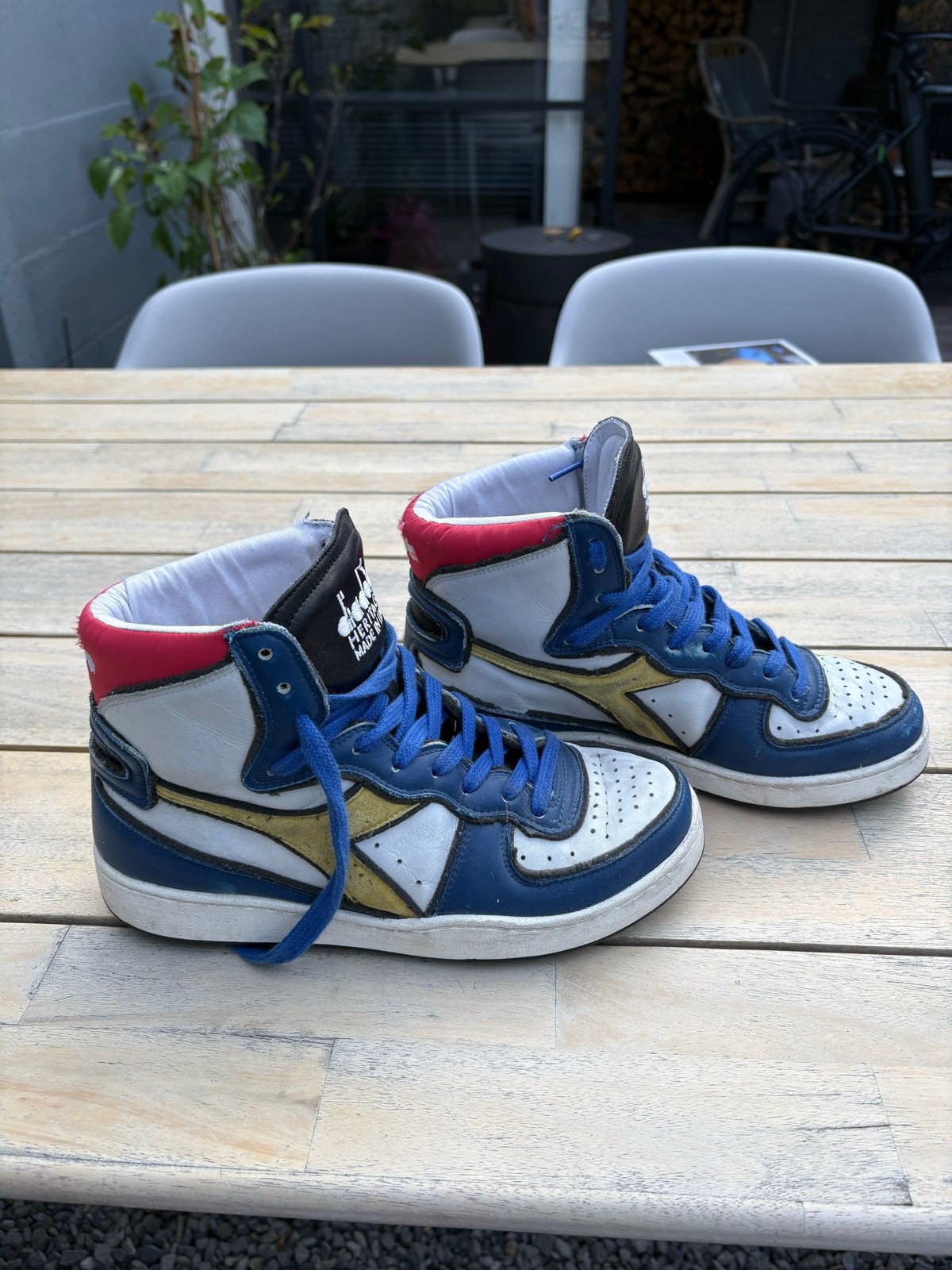 Diadora Heritage sneakers maat 41 - Zo goed als nieuw, Ophalen of Verzenden, Zo goed als nieuw, Blauw, Sneakers of Gympen