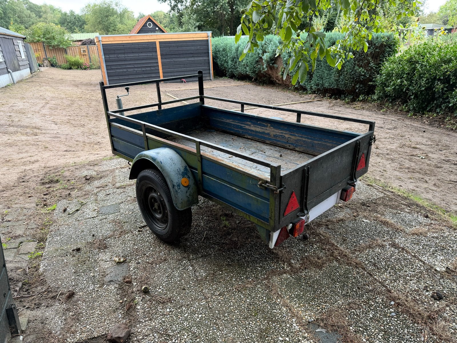 Stevige aanhanger - Ideaal voor tuin en klus, Auto diversen, Ophalen, Gebruikt