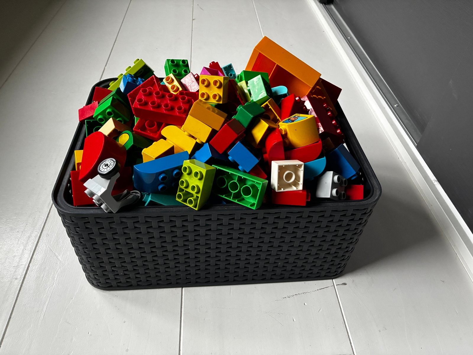 Grote partij diverse Lego Duplo blokken en onderdelen, Ophalen, Gebruikt, Losse stenen, Duplo