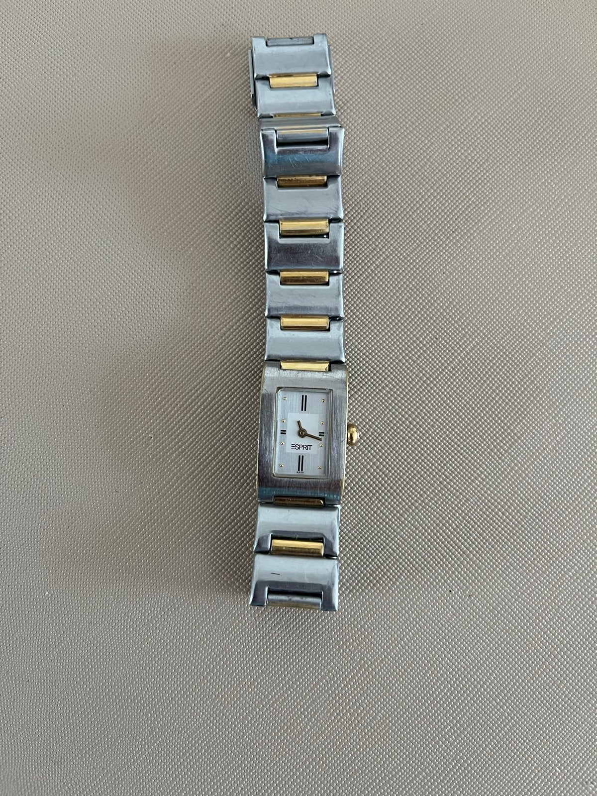 Esprit horloge - werkt goed, batterij leeg, Gebruikt, Staal, Ophalen of Verzenden, Polshorloge