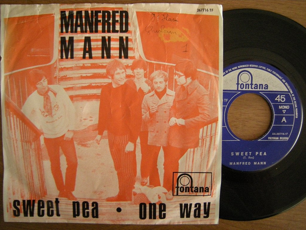 Manfred Mann (Sweet Pea), Gebruikt, 7 inch, Ophalen of Verzenden, Pop