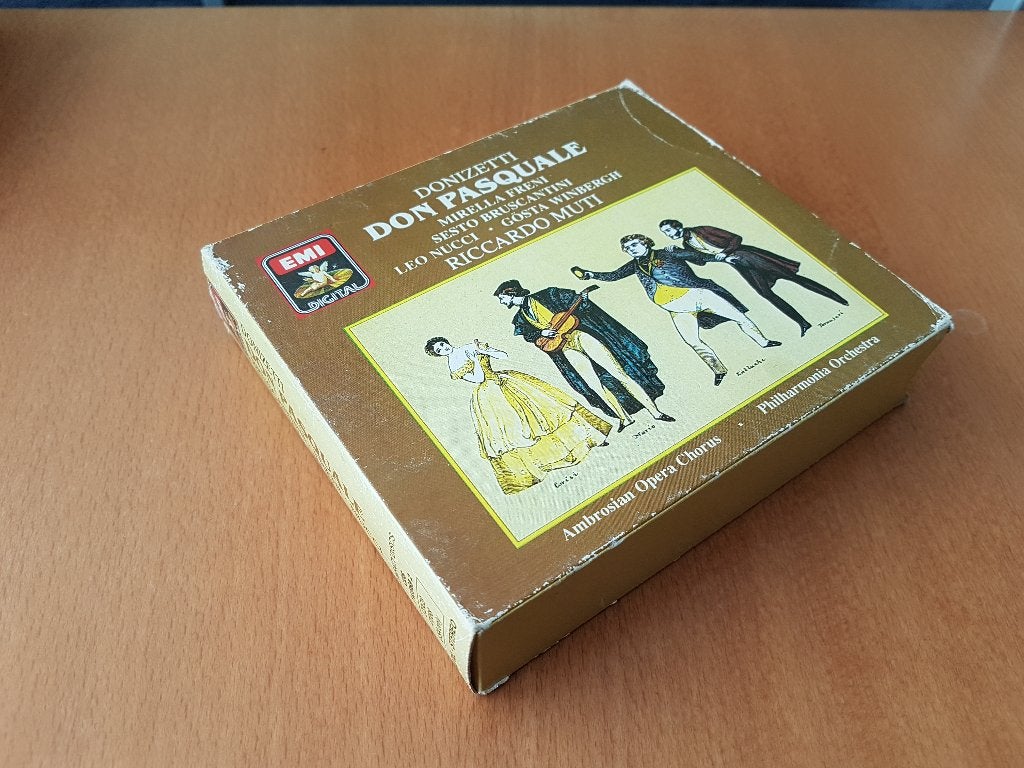 DONIZETTI: Don Pasquale – Freni/Nucci/Muti (EMI 2CD), Inclusief boekje, Gebruikt, Overige componisten, Opera of Operette
