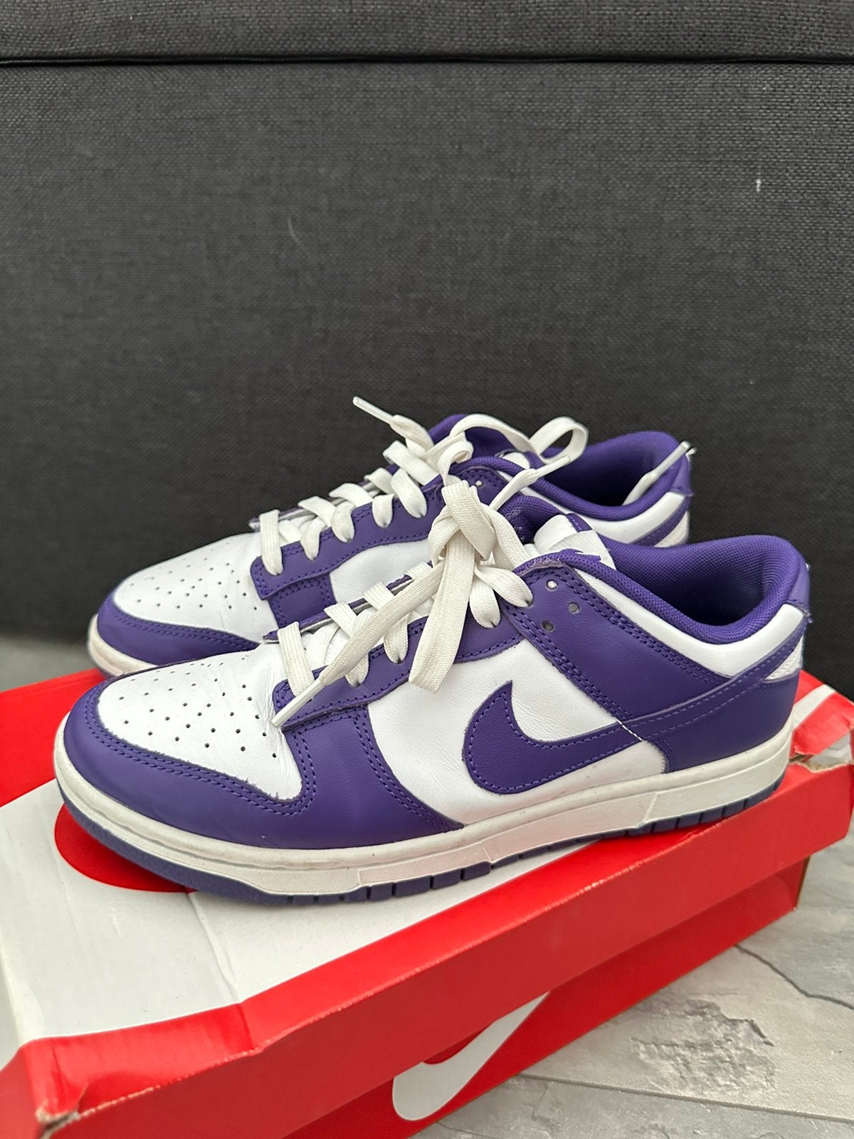 Nike dunk purple court, Ophalen of Verzenden, Zo goed als nieuw, Overige kleuren