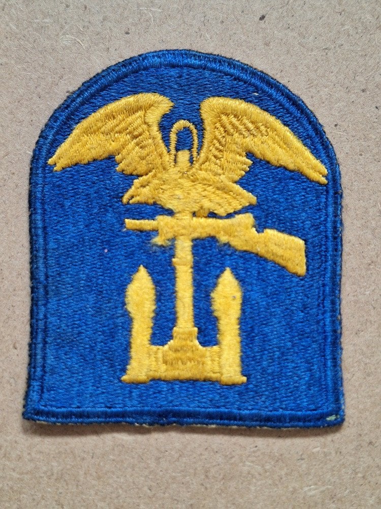 WWII US Army Amphibian Units patch error, Verzenden, Amerika, Embleem of Badge