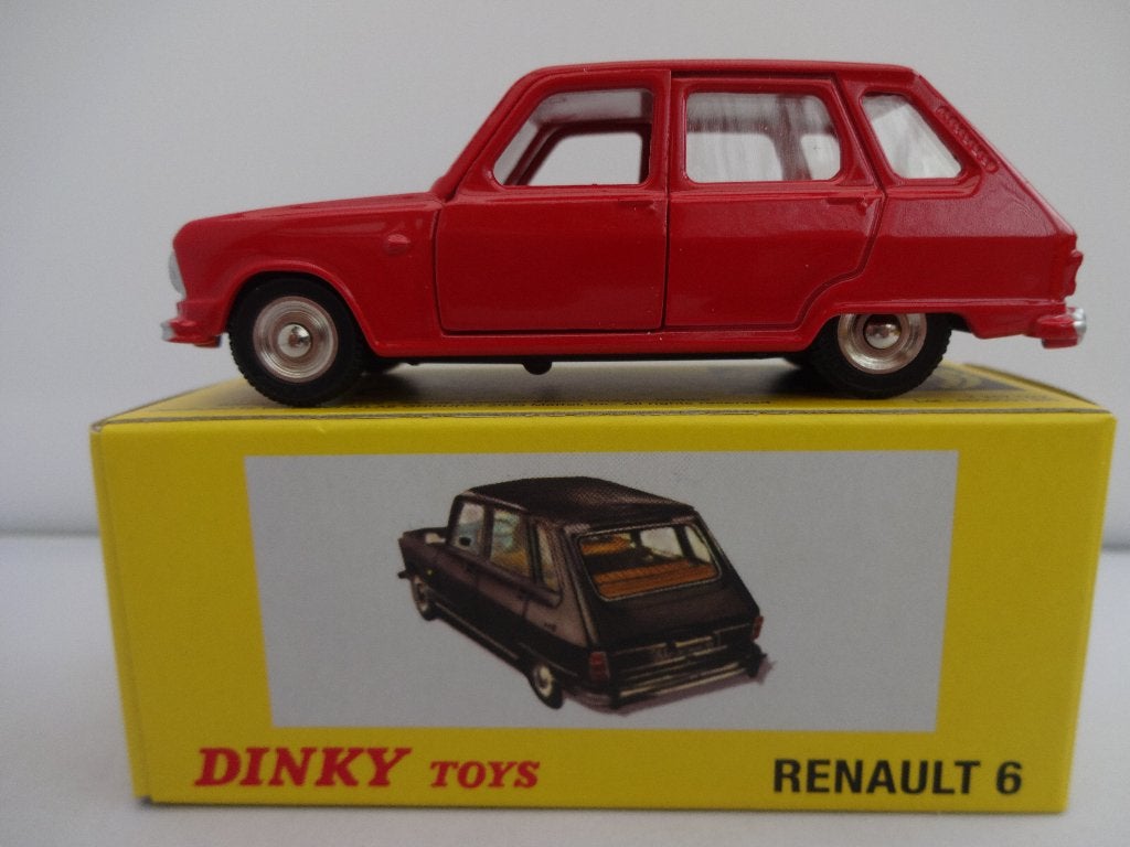 Renault 6 Rood nr: 1416 van Dinky Toys 1:43, Hobby en Vrije tijd, Modelauto's | 1:43, Ophalen of Verzenden, Nieuw, Auto, Dinky Toys
