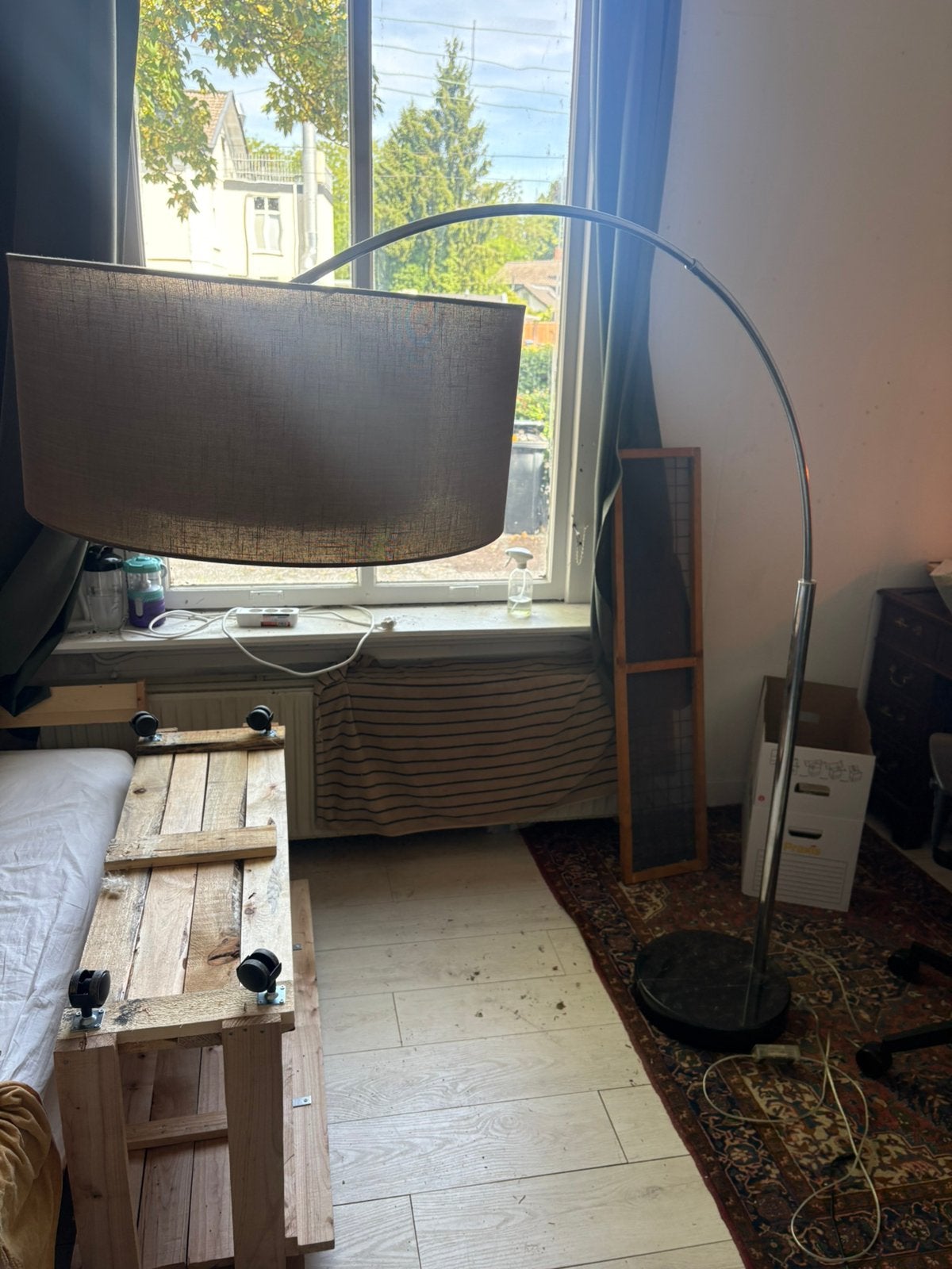 Boog lamp, Ophalen, 150 tot 200 cm