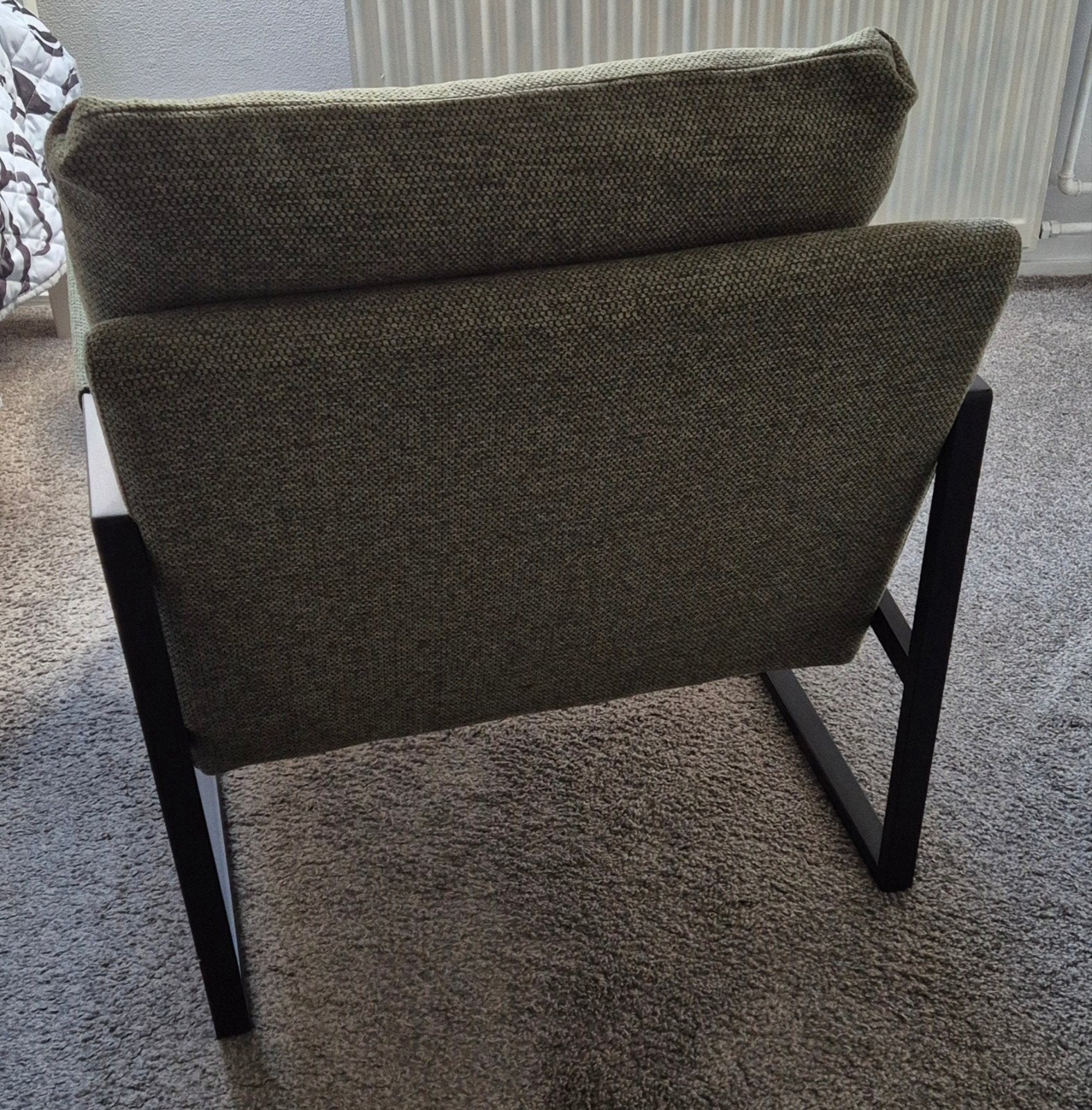 Fauteuil Milan, Huis en Inrichting, Ophalen, Minder dan 75 cm, Zo goed als nieuw, Metaal