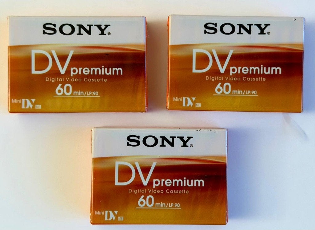 3 SONY Mini DV Premium bandjes, Nieuw en Geseald, Mini dv, 20x of meer, Nieuw, Ophalen of Verzenden