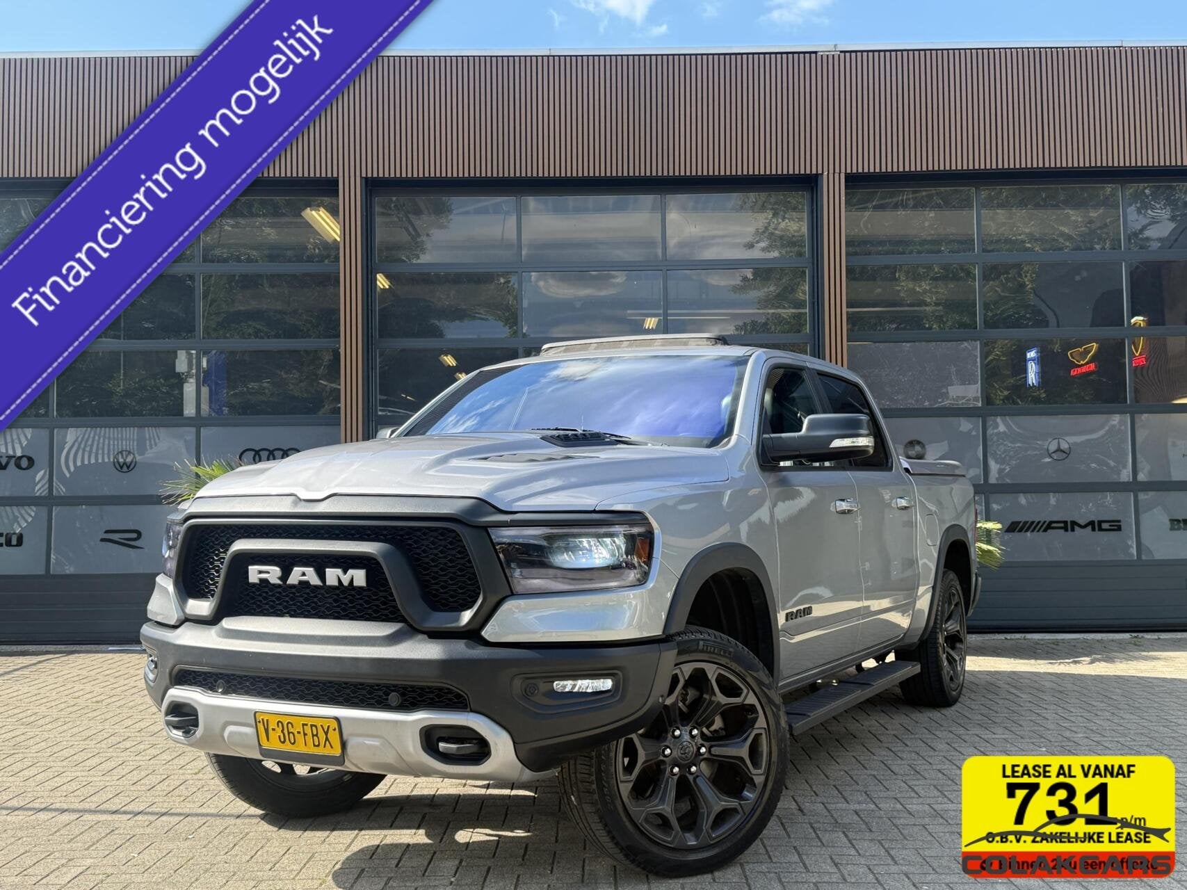 Dodge Ram 1500 4X4 5.7 V8 Crew Laramie-Pano Rebel-Garantie!, Auto's, Automaat, Gebruikt, 5654 cc, Adaptive Cruise Control