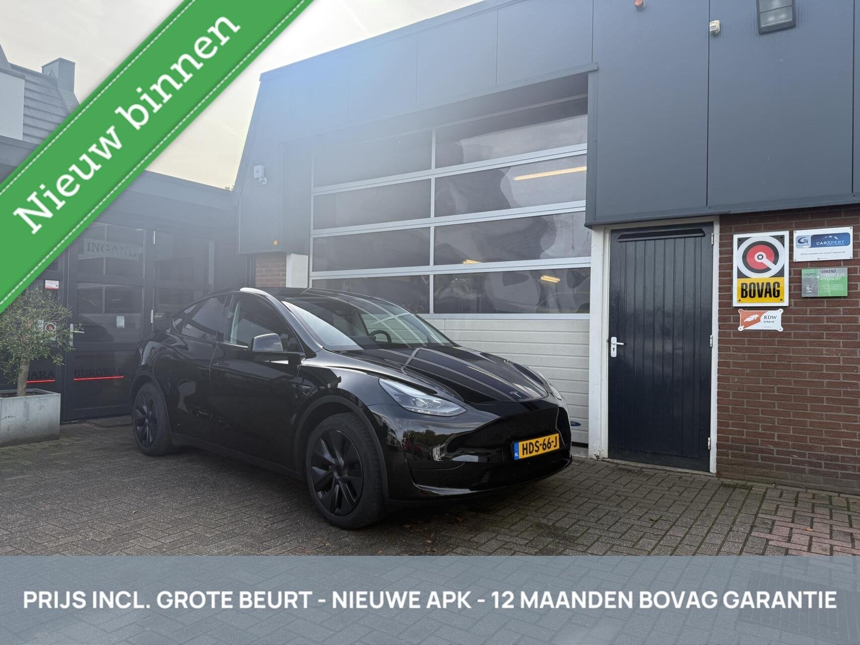 Tesla Model Y RWD 60 kWh SOH 96% WARMTEP/LFP/HW4/TH *ALL-IN, Automaat, 12 maanden, Achterwielaandrijving, Gebruikt