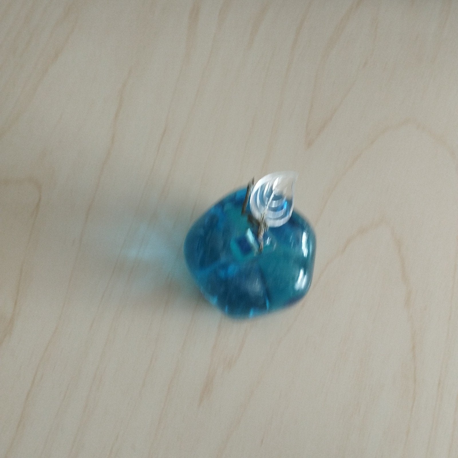 Glazen appeltje - Geblazen glas decoratie, Antiek en Kunst, Antiek | Glas en Kristal, Ophalen of Verzenden