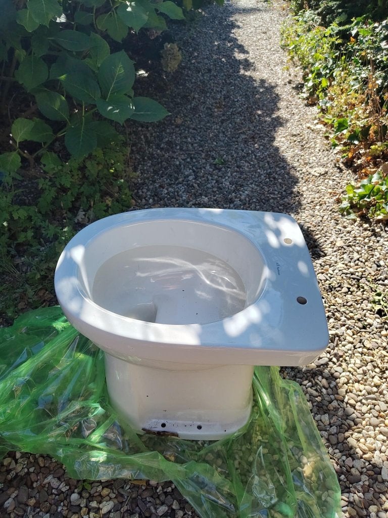 WC en fonteintje, Doe-het-zelf en Verbouw, Sanitair, Ophalen, Nieuw, Steen, Toilet