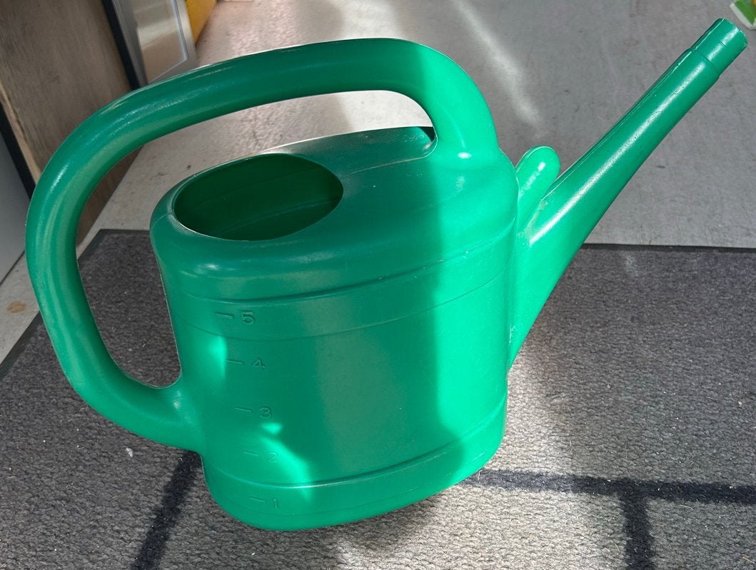 Groene gieter 5 liter, Tuin en Terras, Kunststof, Gebruikt, ., Ophalen of Verzenden