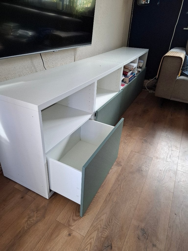 Kast Ikea Besta, Ophalen, 100 tot 150 cm, Zo goed als nieuw, Minder dan 100 cm
