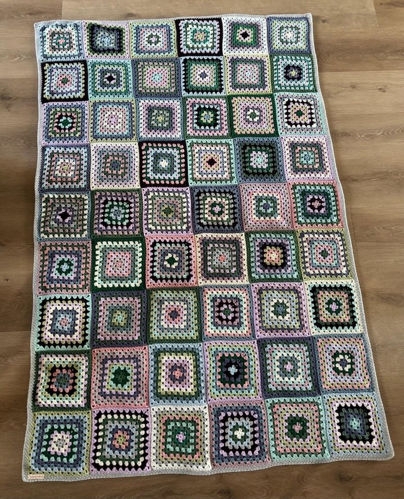 NIEUWE, handgemaakte, gehaakte sprei - 120 x 200 cm., Huis en Inrichting, 120 cm, Gehaakt, Acryl, 200 cm