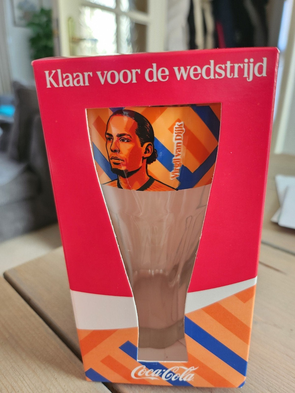 Coca Cola WK 2026 Glas - Virgil van Dijk, Verzamelen, Ophalen of Verzenden