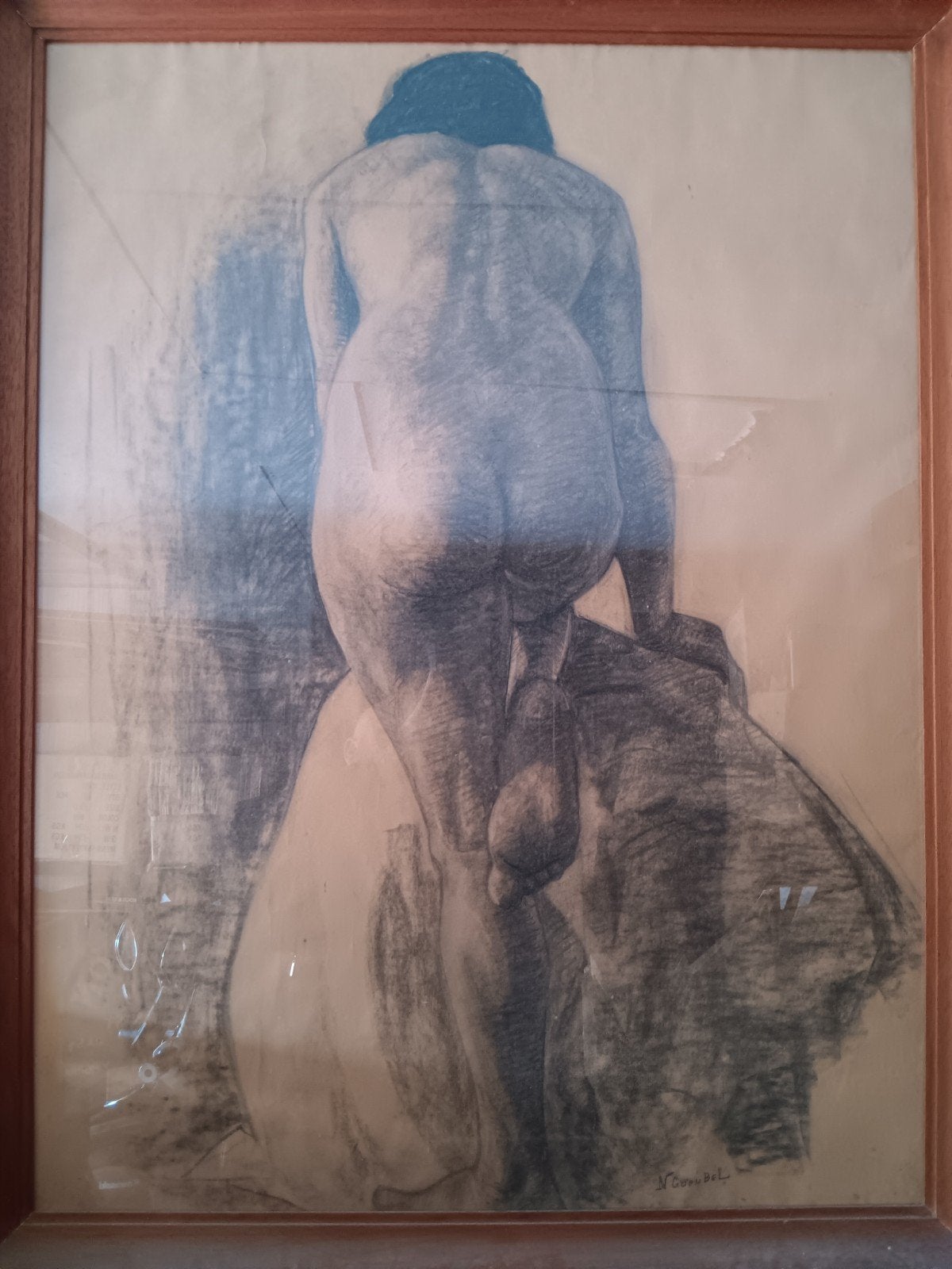 SCHILDERIJ NICOLAS GOEUBEL, Antiek en Kunst, Ophalen of Verzenden