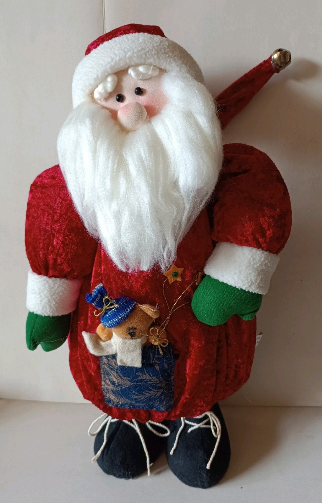Kerstman pop met muziek "jingle bells", Ophalen of Verzenden, Gebruikt
