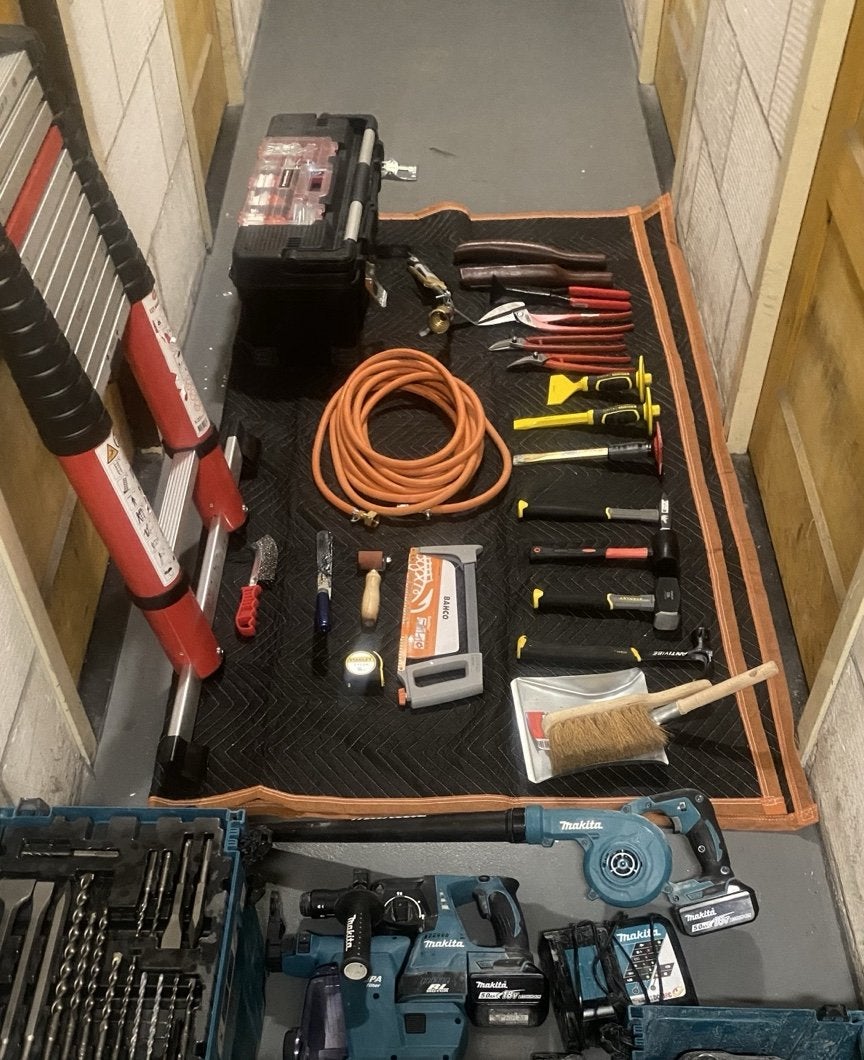Complete loodgieter/dakdekker set Makita STUBAI Altrex