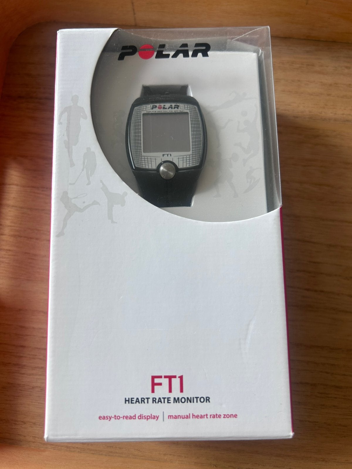 Polar FT1 Hartslagmeter + Borstband | Compleet in doos, Ophalen of Verzenden, Nieuw, Polar, Met borstriem