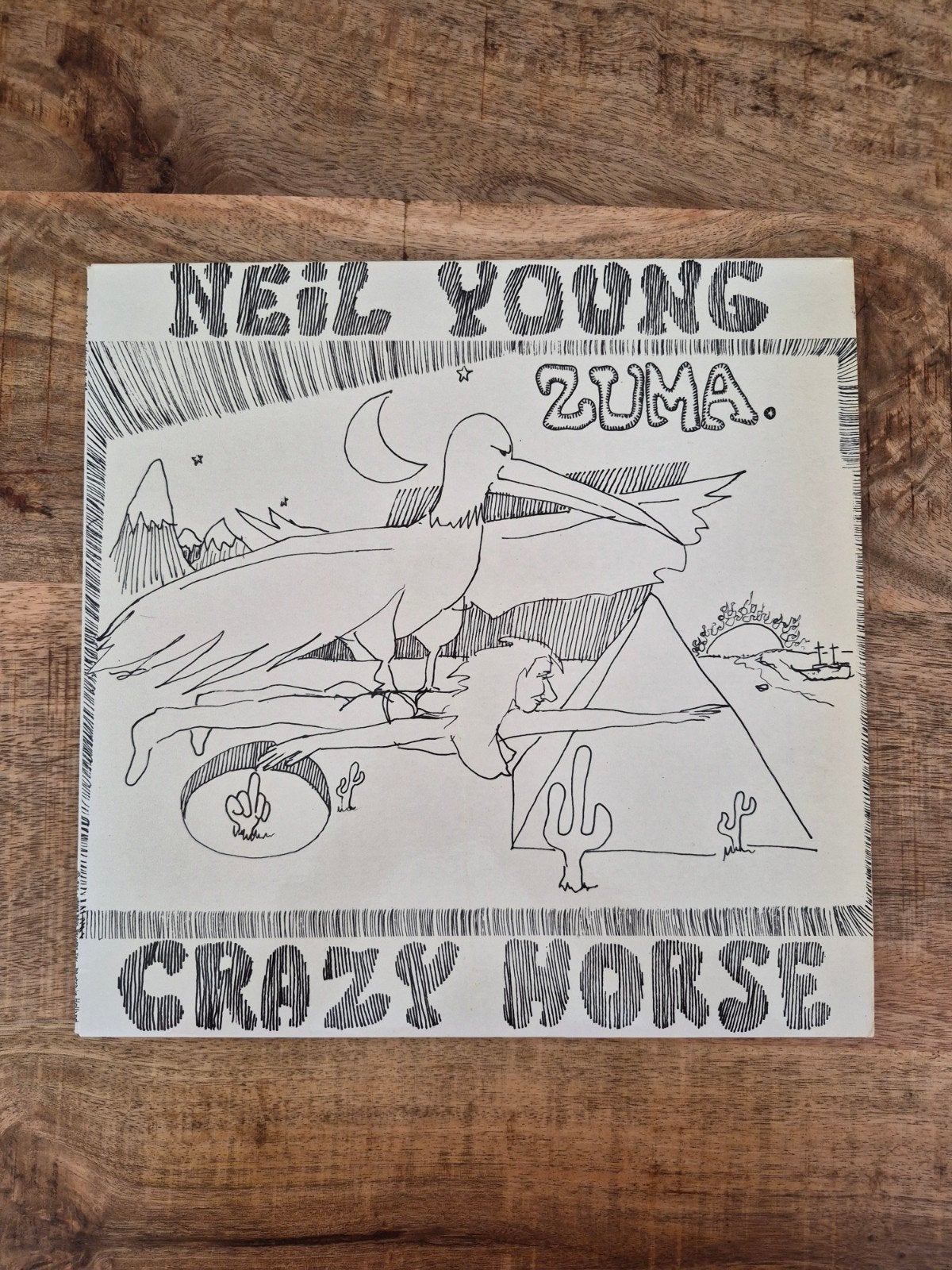 Neil Young with Crazy Horse - Zuma LP (1975), LP, Gebruikt, Originele persing, Ophalen of Verzenden