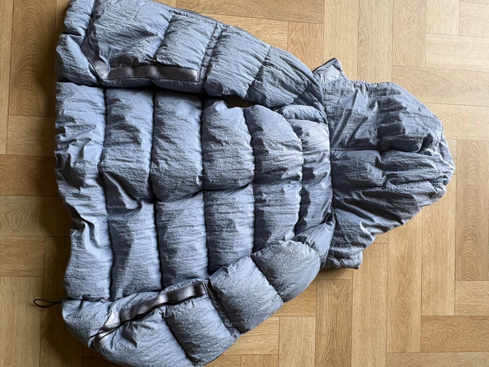 C.P. Company Saint-Peter Down Jacket - Maat XS, Ophalen of Verzenden, Zo goed als nieuw, Maat 34 (XS) of kleiner, Grijs