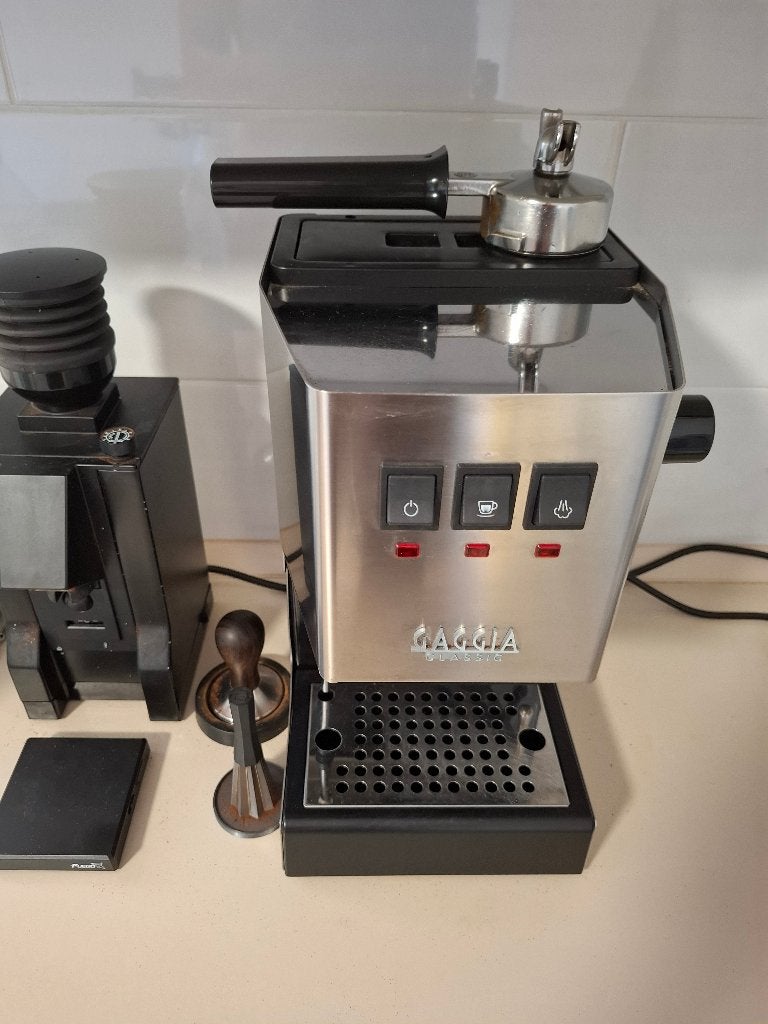 Espresso machine gaggia classic, Witgoed en Apparatuur, Koffiezetapparaten, Ophalen of Verzenden, Zo goed als nieuw, Espresso apparaat