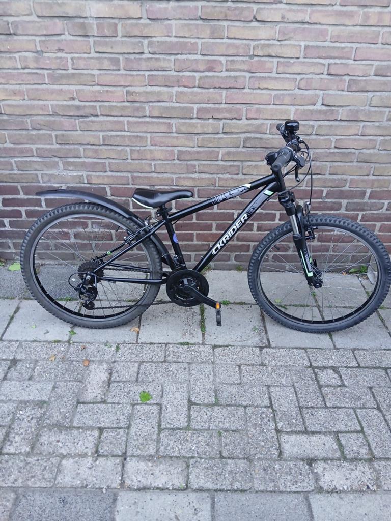 24" Rockrider Mountainbike in Nette Staat., Ophalen, Schijfrem, 20 inch of meer, Rockrider Cube Bulls Giant Trek Merida