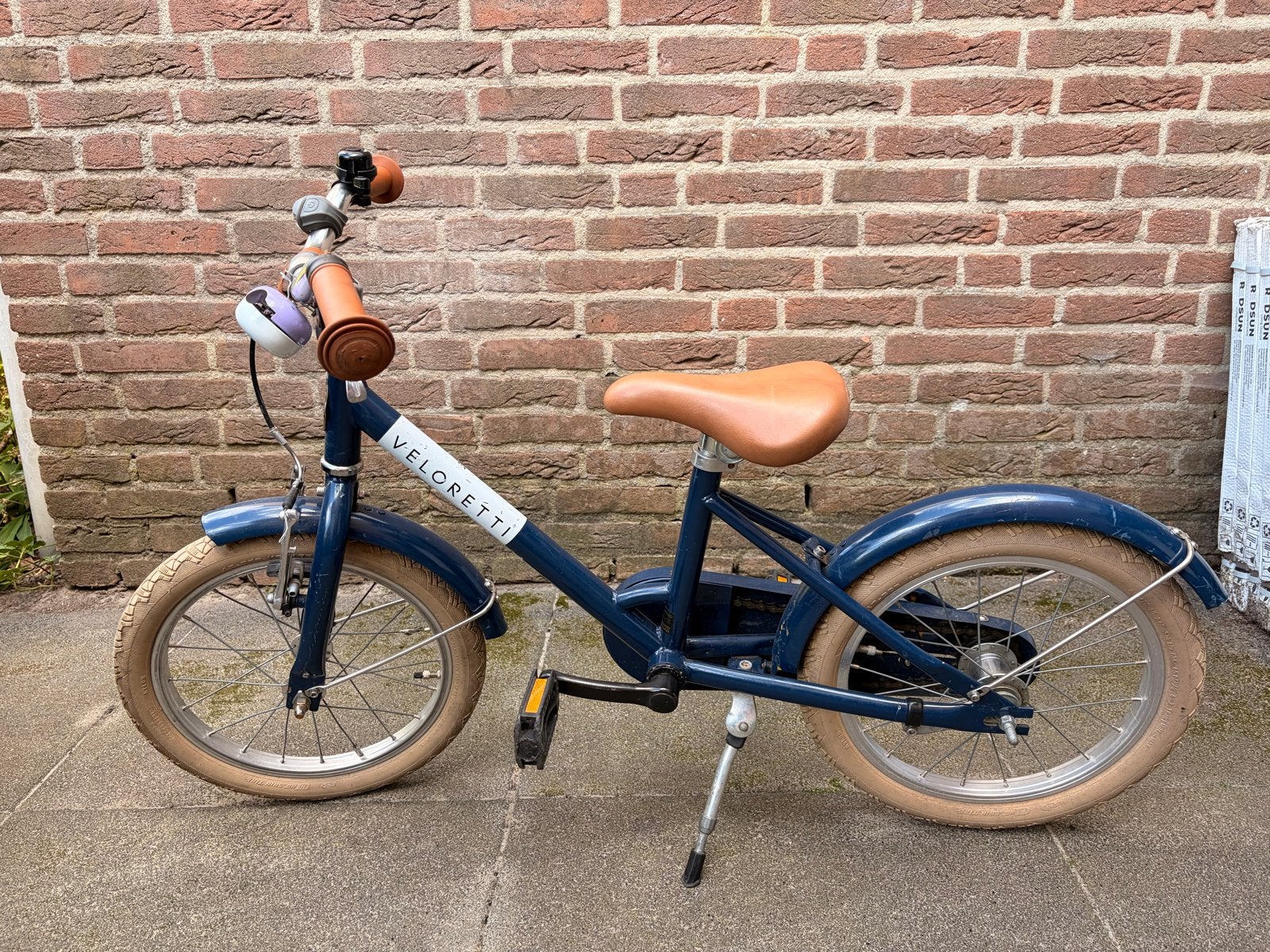 Veloretti Maxi kinderfiets 3-6 jaar (102-120 cm), Ophalen, Gebruikt, Velgrem, 16 tot 20 inch