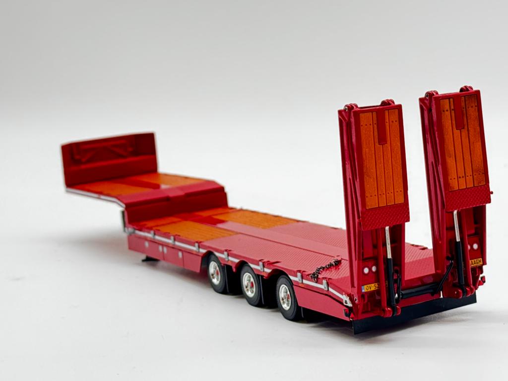 WSI 3 assige dieplader + kleppen HARDEMAN VAN HARTEN, Hobby en Vrije tijd, Modelauto's | 1:50, ., Nieuw, Ophalen of Verzenden