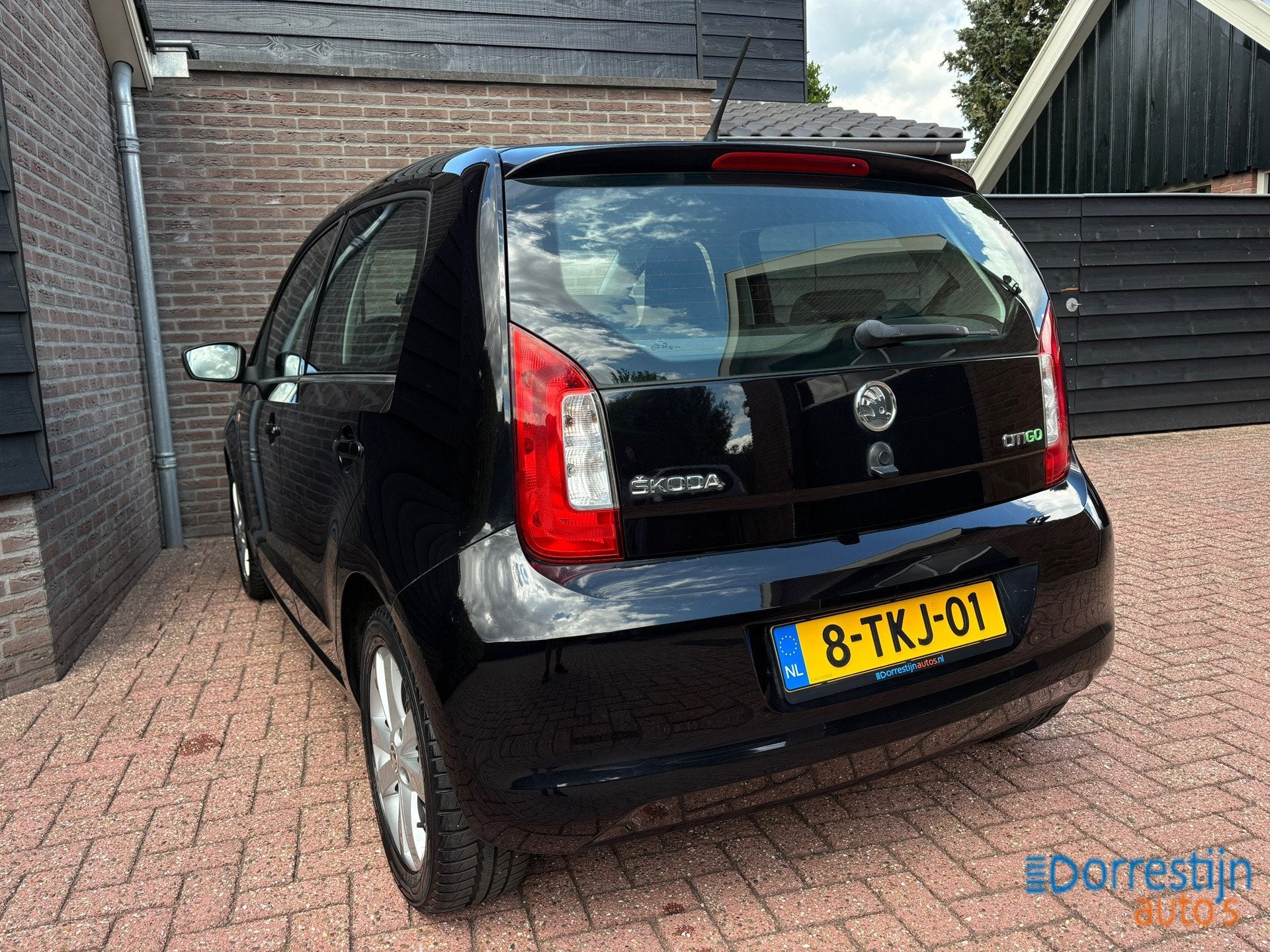 Skoda Citigo 1.0 Greentech Drive | Airco | Cruise | 5-deurs, Auto's, Voorwielaandrijving, Euro 5, Stof, Gebruikt