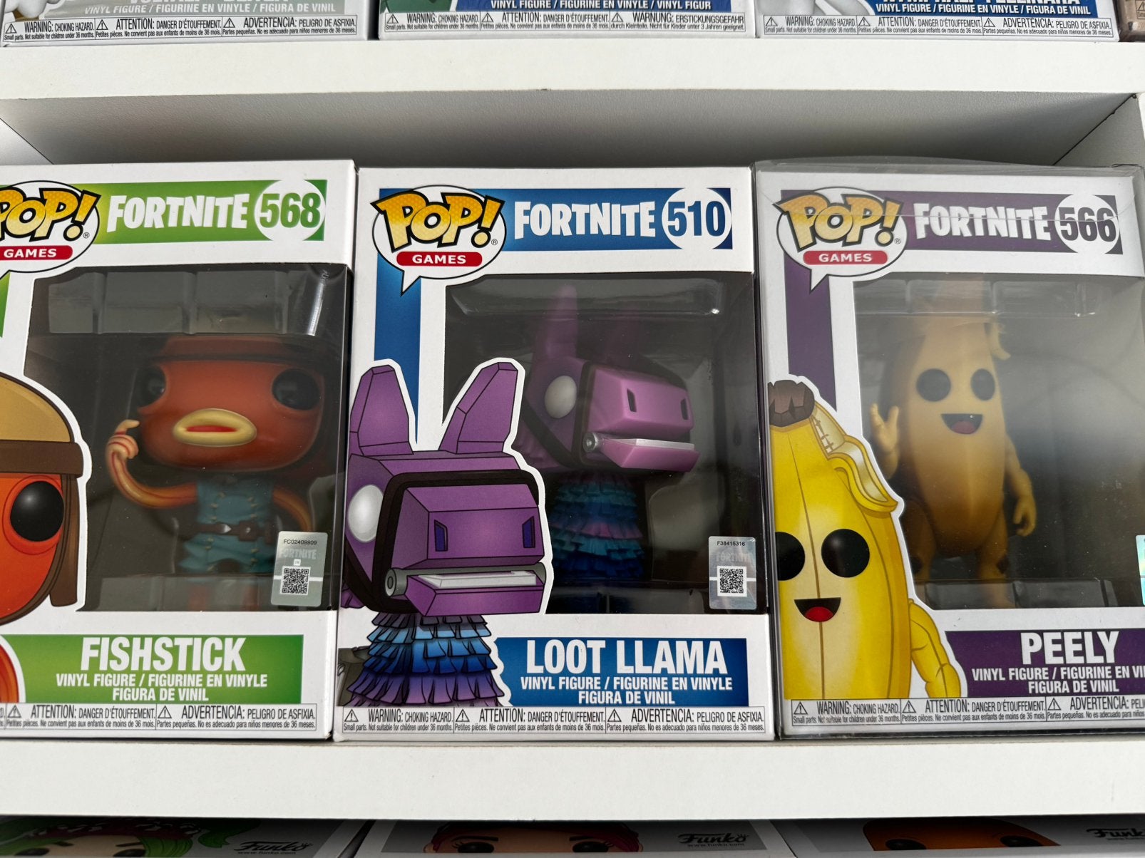 Funko Pop! Fortnite Collectie: Fishstick, Loot Llama, Peely, Verzamelen, Poppetjes en Figuurtjes, Ophalen of Verzenden, Nieuw