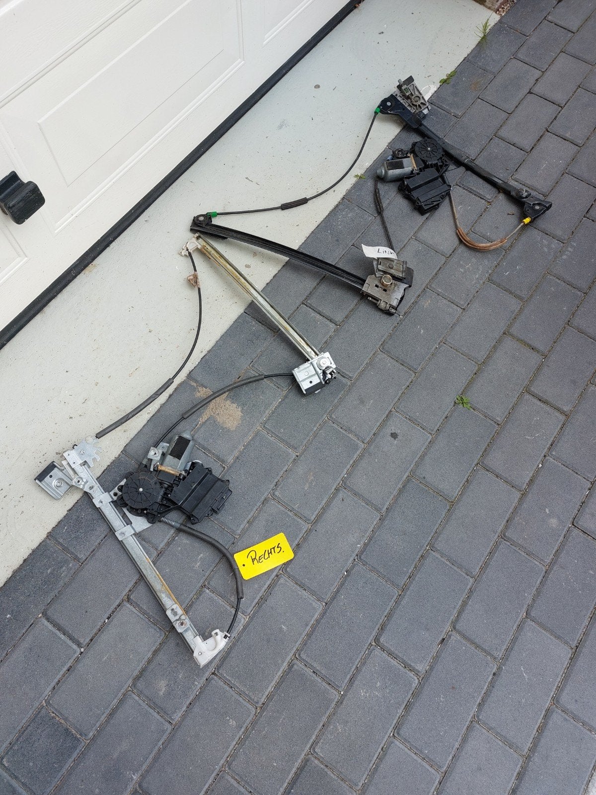 Raammechanisme Golf 3 cabrio, Auto-onderdelen, Ophalen, Gebruikt, Volkswagen