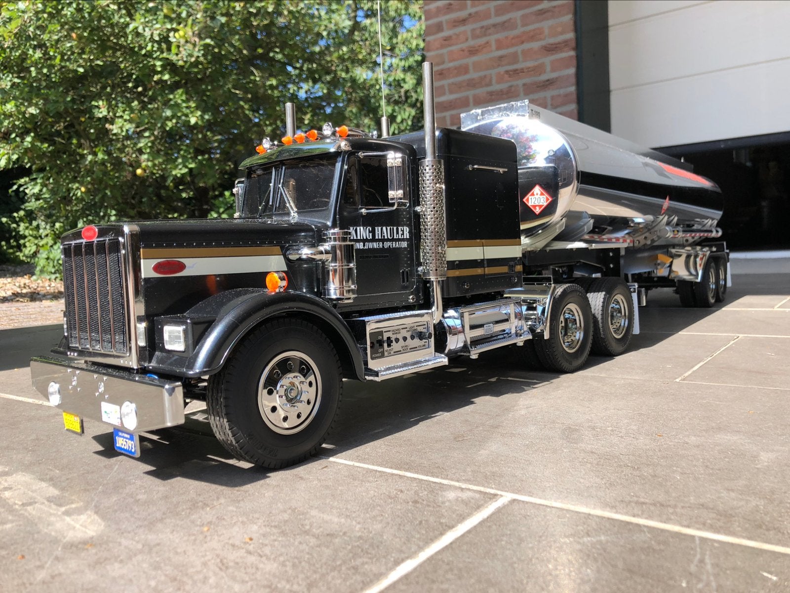 Tamiya King Hauler met tanktrailer, Ophalen, Zo goed als nieuw
