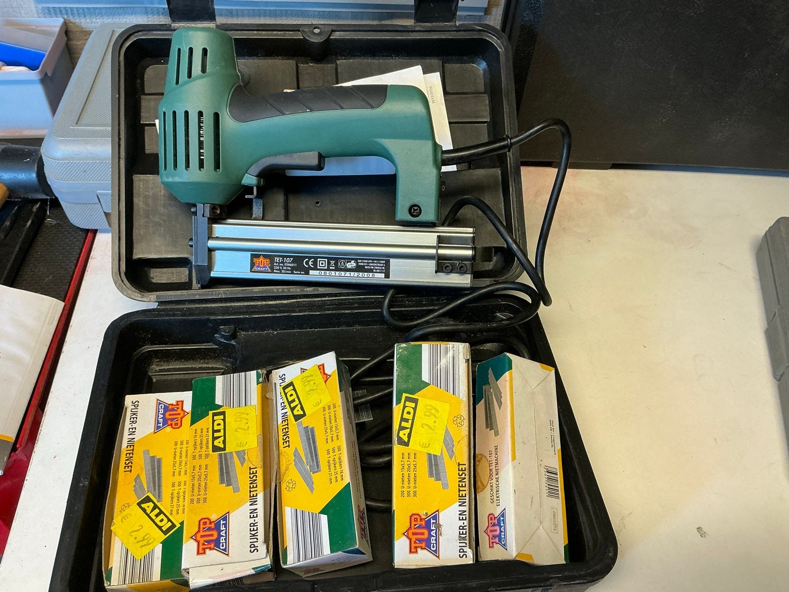Top Craft nietmachine met nieten, Ophalen of Verzenden, Gebruikt, Tacker/nietmachine, Overige merken