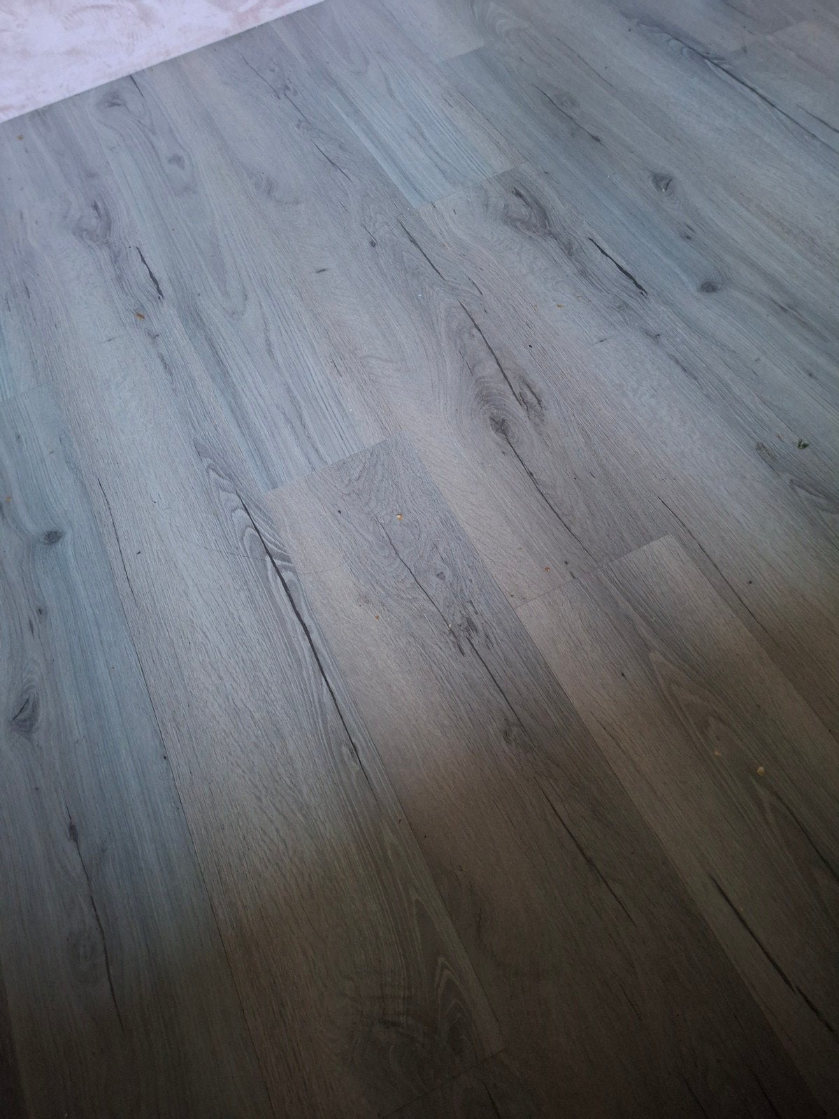 Laminaatvloer - Grijs Houtnerf, Ophalen, 50 tot 150 cm, Zo goed als nieuw, 10 m² of meer