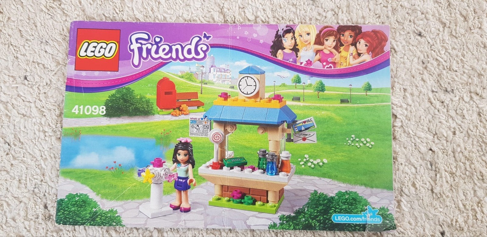 LEGO Friends 41098 Emma's Kiosk, Ophalen of Verzenden, Zo goed als nieuw, Overige merken