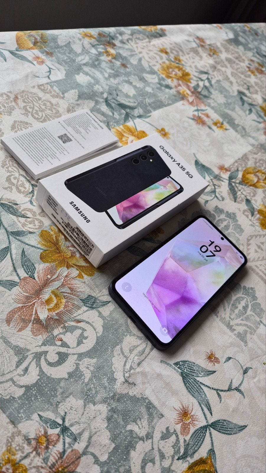 Samsung Galaxy A35 5G in prima staat, Telecommunicatie, Mobiele telefoons | Samsung, Zwart, Touchscreen, Ophalen of Verzenden