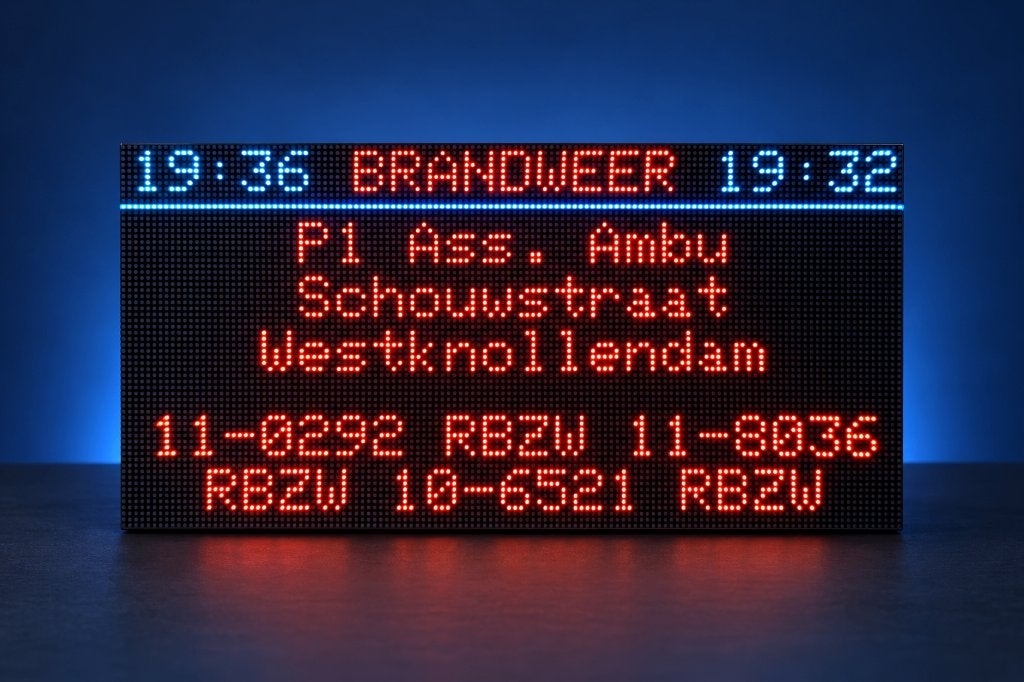 Meldlijn P2000 lichtkrant | Eigen ontvanger, Ophalen of Verzenden, Nieuw