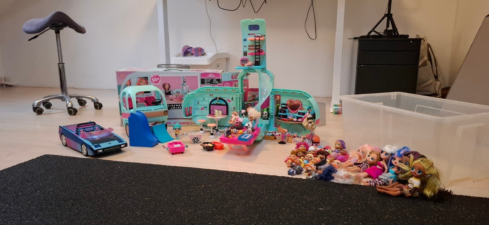 L.O.L. Surprise! Glamper met veel poppen en accessoires, Ophalen, Gebruikt, Overige typen