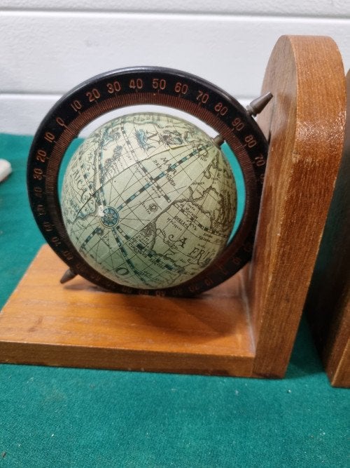 - boekensteunen wereldbol globe, Ophalen of Verzenden