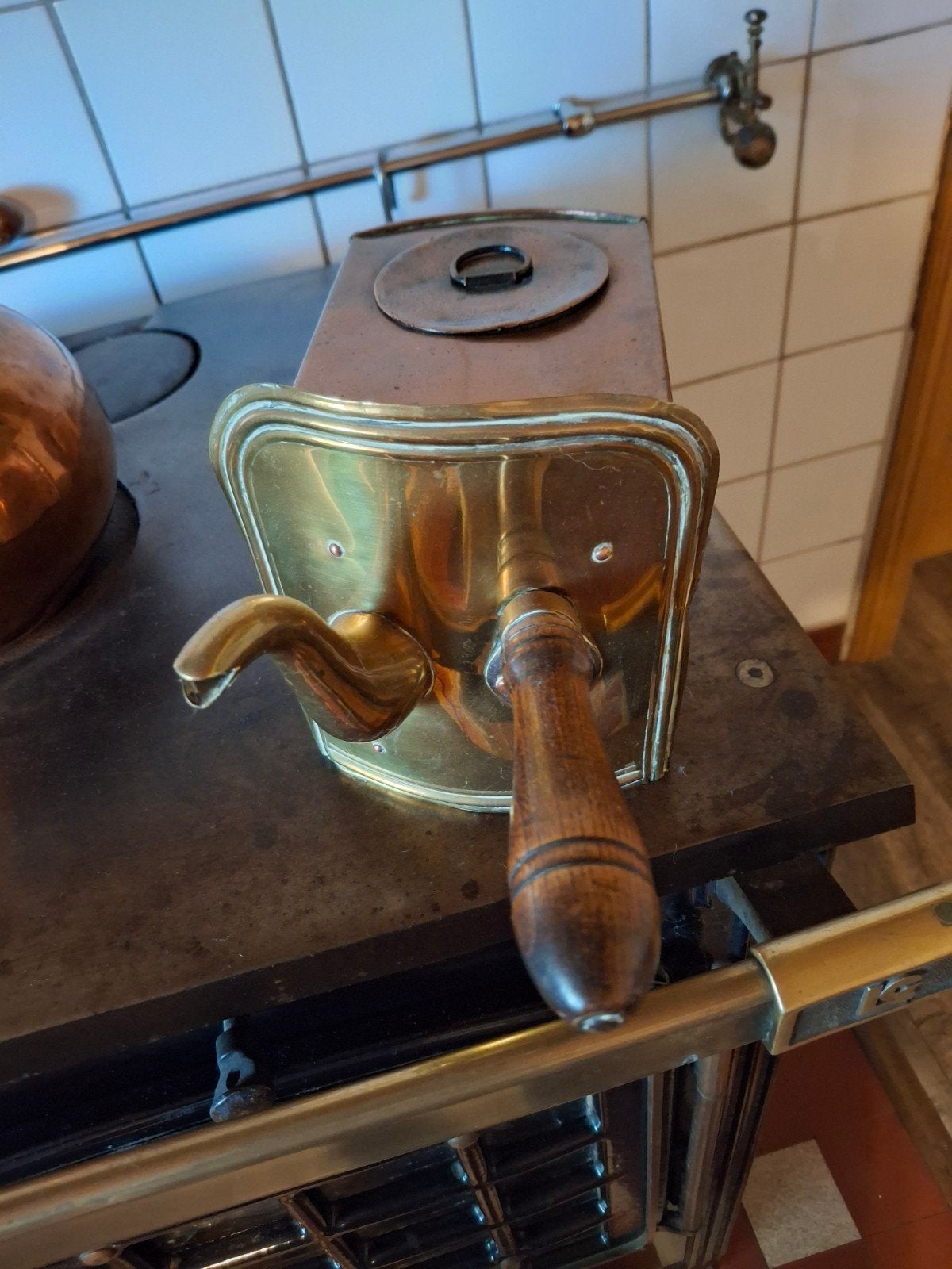 Koperen  waterketel, Antiek en Kunst, Antiek | Koper en Brons, Ophalen