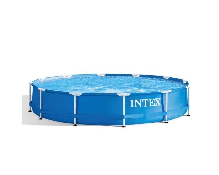 Intex metal frame diameter 366, Ophalen, Rond, Zo goed als nieuw, Opzetzwembad
