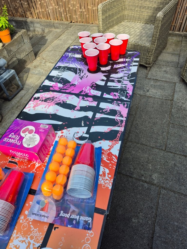 Opvouwbare Beer Pong Tafel - Perfect voor Feestjes!, Ophalen, Gebruikt, Overige