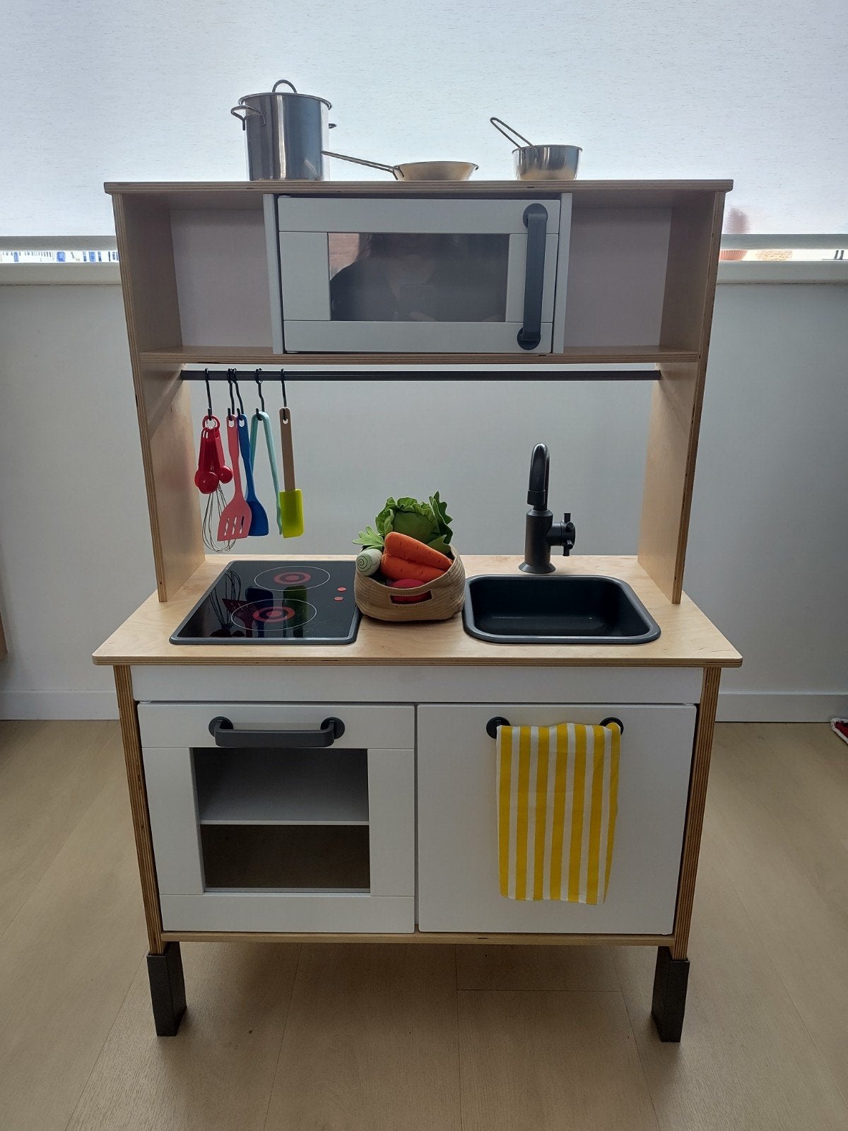 Kinderkeuken incl. accessoires, Ophalen, Zo goed als nieuw, Hout, Speelkeuken
