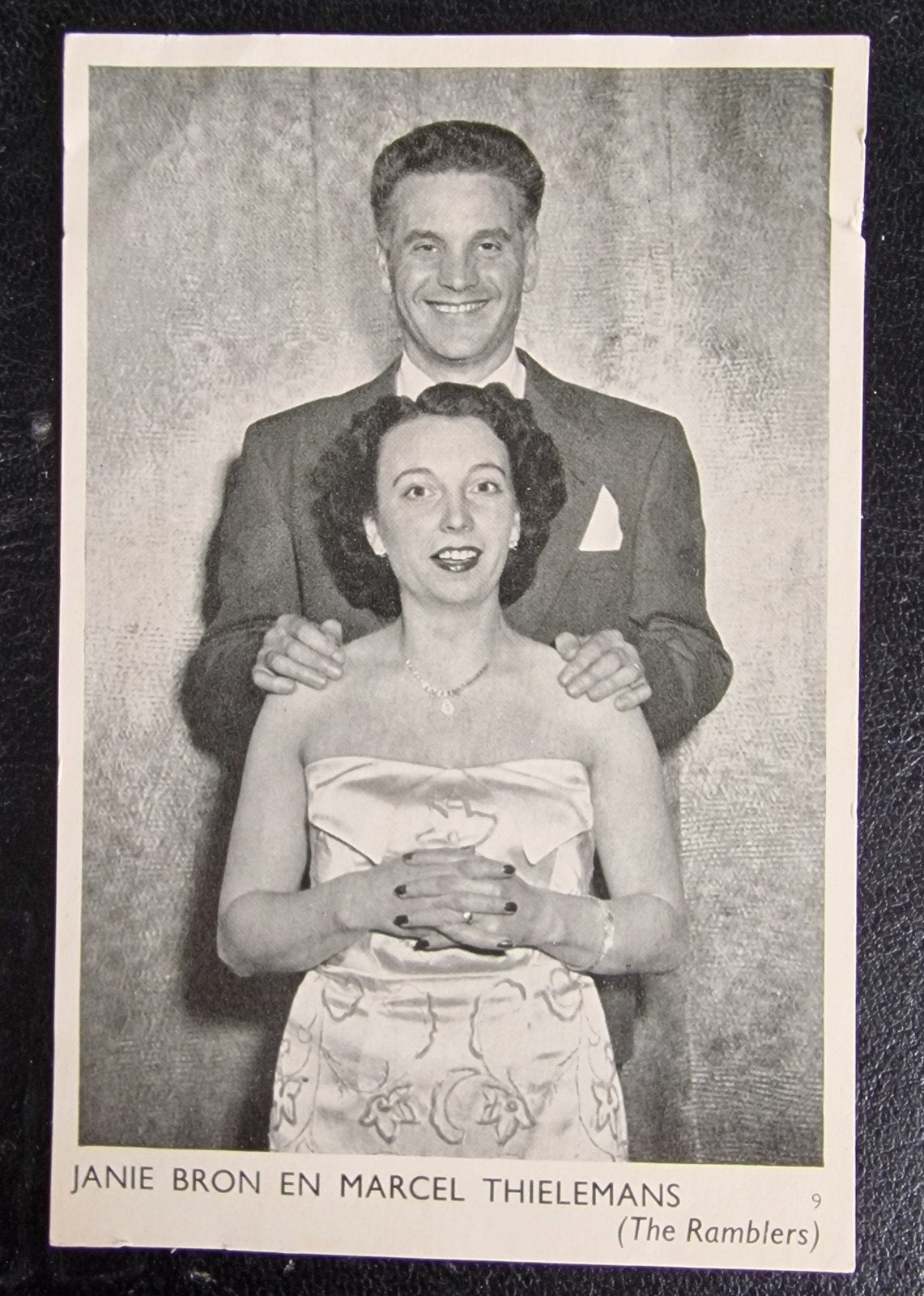 Janie Bron en Marcel Thielemans (The Ramblers) - Foto, Verzamelen, Ophalen of Verzenden