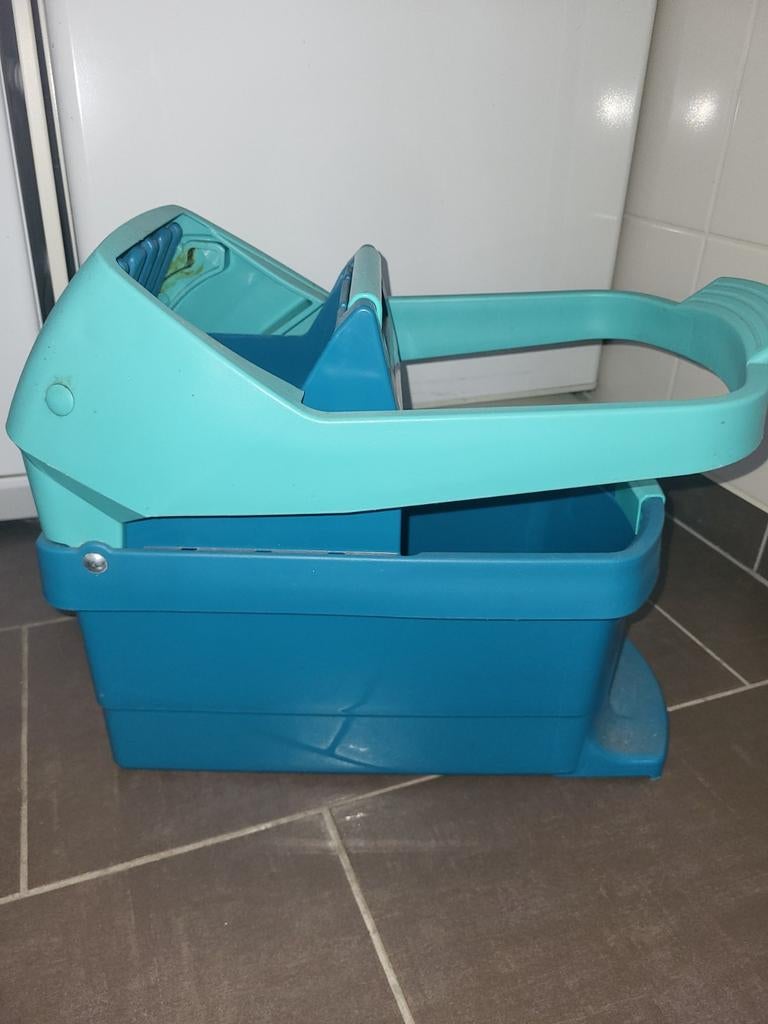 Leifheit Dweilemmer met pers - turquoise/blauw, Ophalen of Verzenden, Dweilemmer, -bak, of -wagen