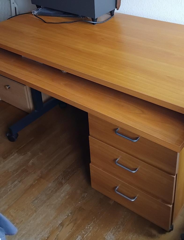 werktafel met ladenkastje, Ophalen, In hoogte verstelbaar, Gebruikt